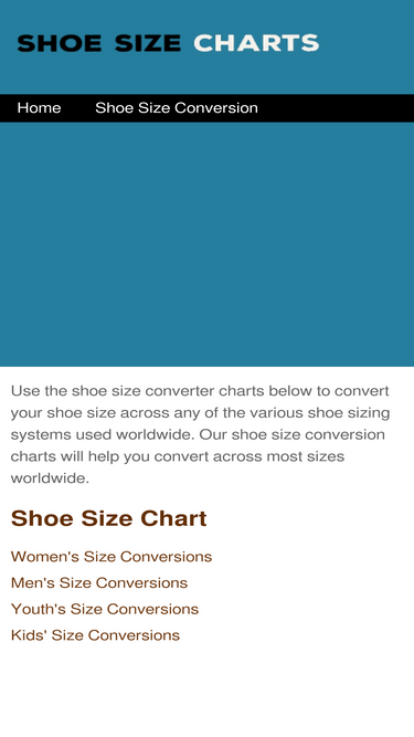 shoesizingcharts.com