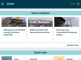 'bostonplans.org' screenshot