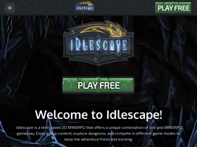 'idlescape.com' screenshot