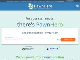 'pawnhero.ph' screenshot