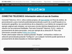 'telecinco.es' screenshot