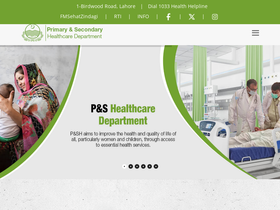 'pshealthpunjab.gov.pk' screenshot