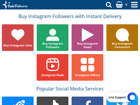 'instafollowers.co' screenshot