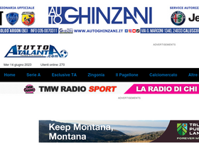 'tuttoatalanta.com' screenshot