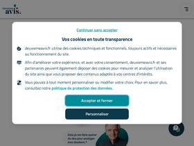 'deuxiemeavis.fr' screenshot