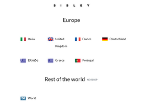'sisley.com' screenshot