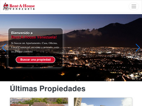 'rentahouse.com.ve' screenshot