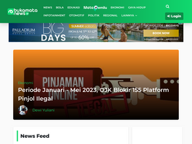 'bukamatanews.id' screenshot