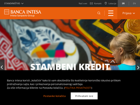 'bancaintesa.rs' screenshot