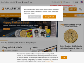 'bullionstar.com' screenshot