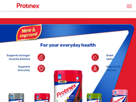 'protinex.com' screenshot