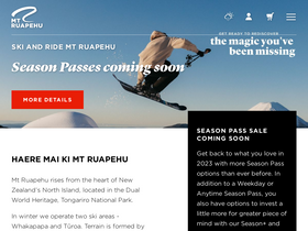'mtruapehu.com' screenshot
