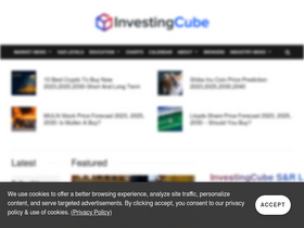 'investingcube.com' screenshot