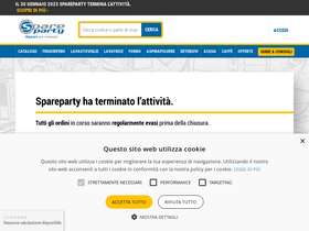 'spareparty.com' screenshot