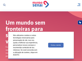 'mundosenai.com.br' screenshot