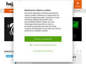 'hej.sk' screenshot