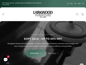 larkwoodfurniture.com.au homepage screenshot