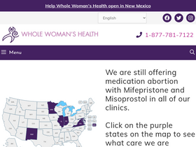 'wholewomanshealth.com' screenshot