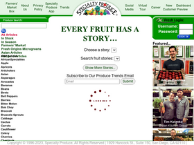 'specialtyproduce.com' screenshot