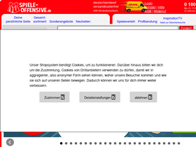 'spiele-offensive.de' screenshot