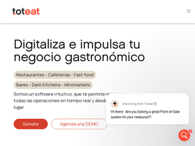 'toteat.com' screenshot