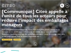'citeo.com' screenshot