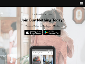 'buynothingproject.org' screenshot