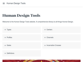 'humandesign.tools' screenshot