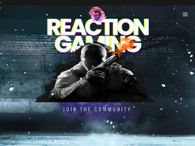 'reactiongaming.us' screenshot
