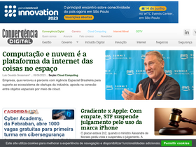 'convergenciadigital.com.br' screenshot