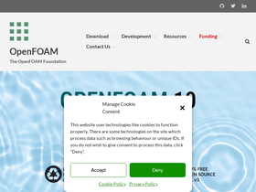 'openfoam.org' screenshot