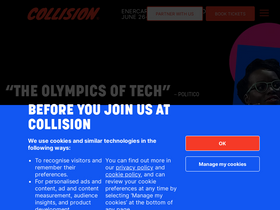 'collisionconf.com' screenshot