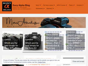 'sonyalpha.blog' screenshot