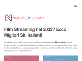 'nuovolink.com' screenshot