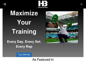 'hortonbarbell.com' screenshot