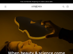 athenesbeauty.com homepage screenshot