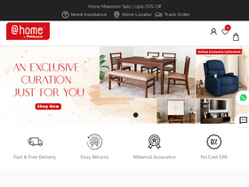 'at-home.co.in' screenshot