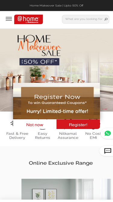 Pepperfry similar deals sites