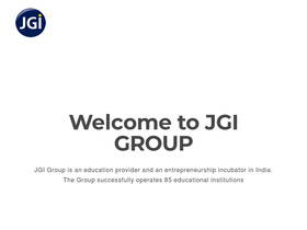 'jgigroup.in' screenshot