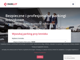 'parklot.pl' screenshot