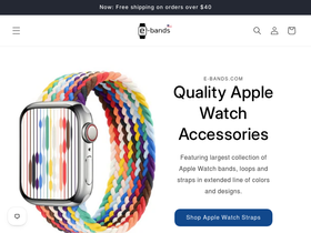 e-bands homepage screenshot