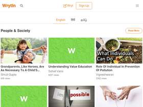 'wrytin.com' screenshot