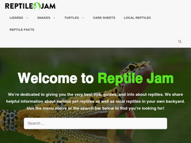 'reptilejam.com' screenshot