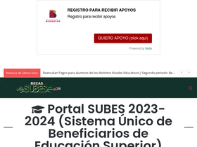 'becassubes.com' screenshot