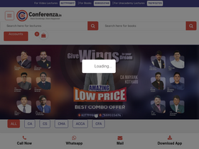 'conferenza.in' screenshot