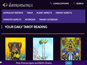 'astromatrix.org' screenshot