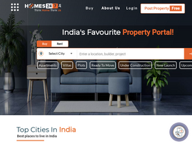 'homes247.in' screenshot