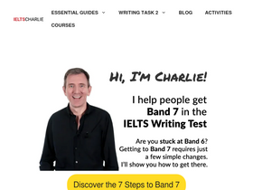 'ieltscharlie.com' screenshot