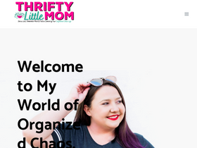 'thriftylittlemom.com' screenshot