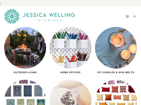 'jessicawellinginteriors.com' screenshot